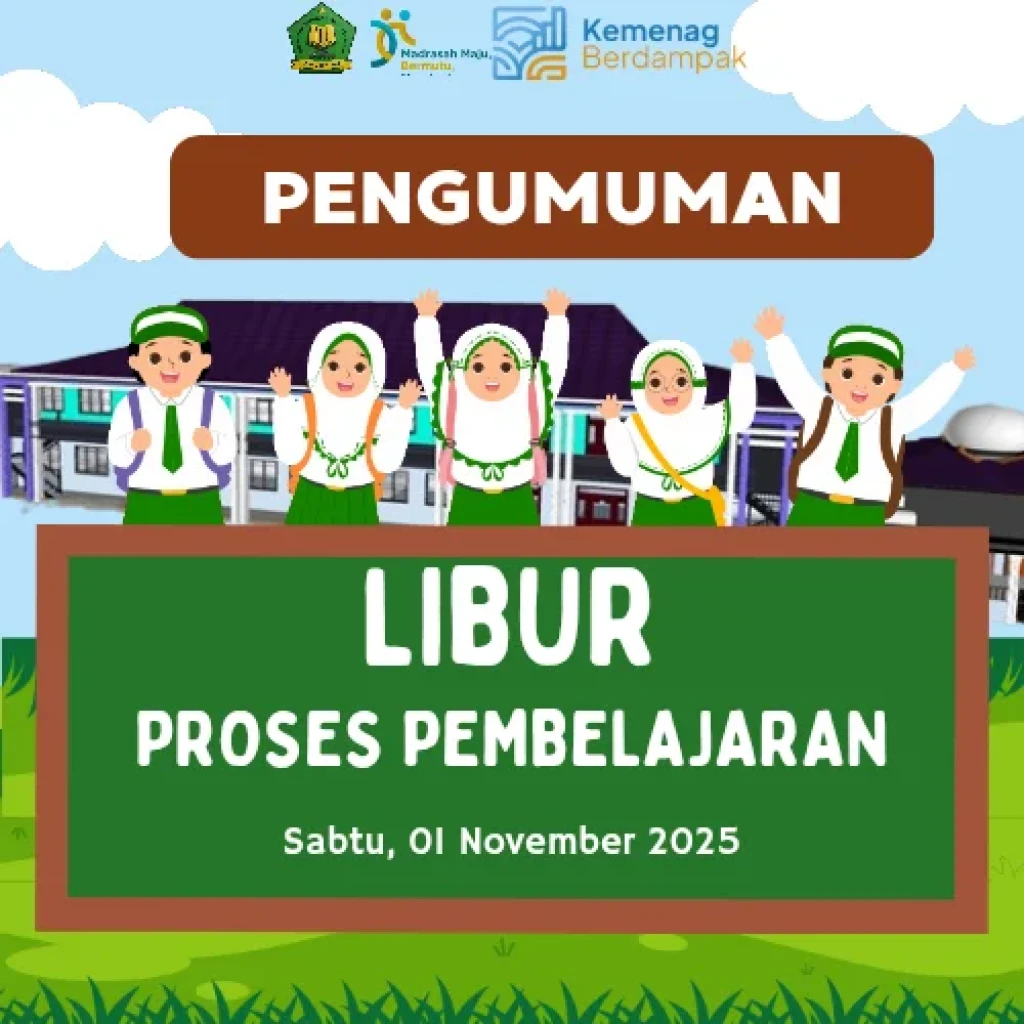 Pengumuman Libur/fakultatif siswa mis darul ulum Sabtu 1 November 2025