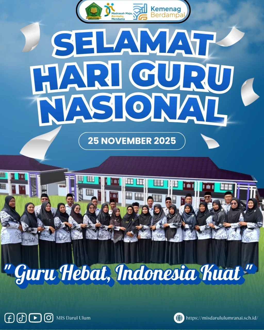 Guru MIS DARUL ULUM berbagi dalam momen hari guru nasional 2025