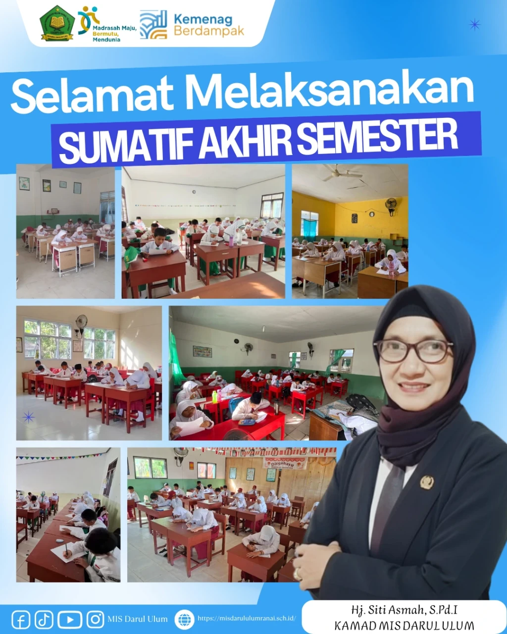 482 Siswa MIS Darul Ulum Melaksanakan Asesmen Sumatif Akhir Semester Ganjil T.P. 2025/2026
